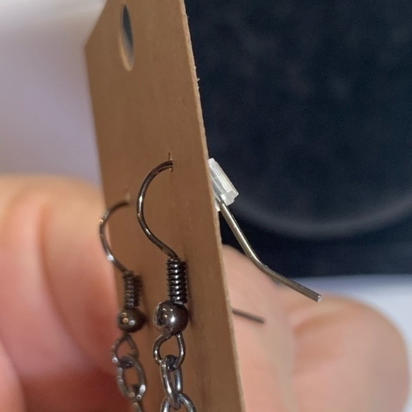 💐5/25 extra long dangle chain leaf statement - Picture 2 of 7